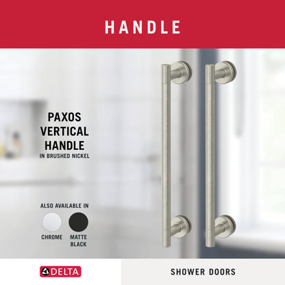 60" Bathtub / Clear / Shower Door Brushed Nickel