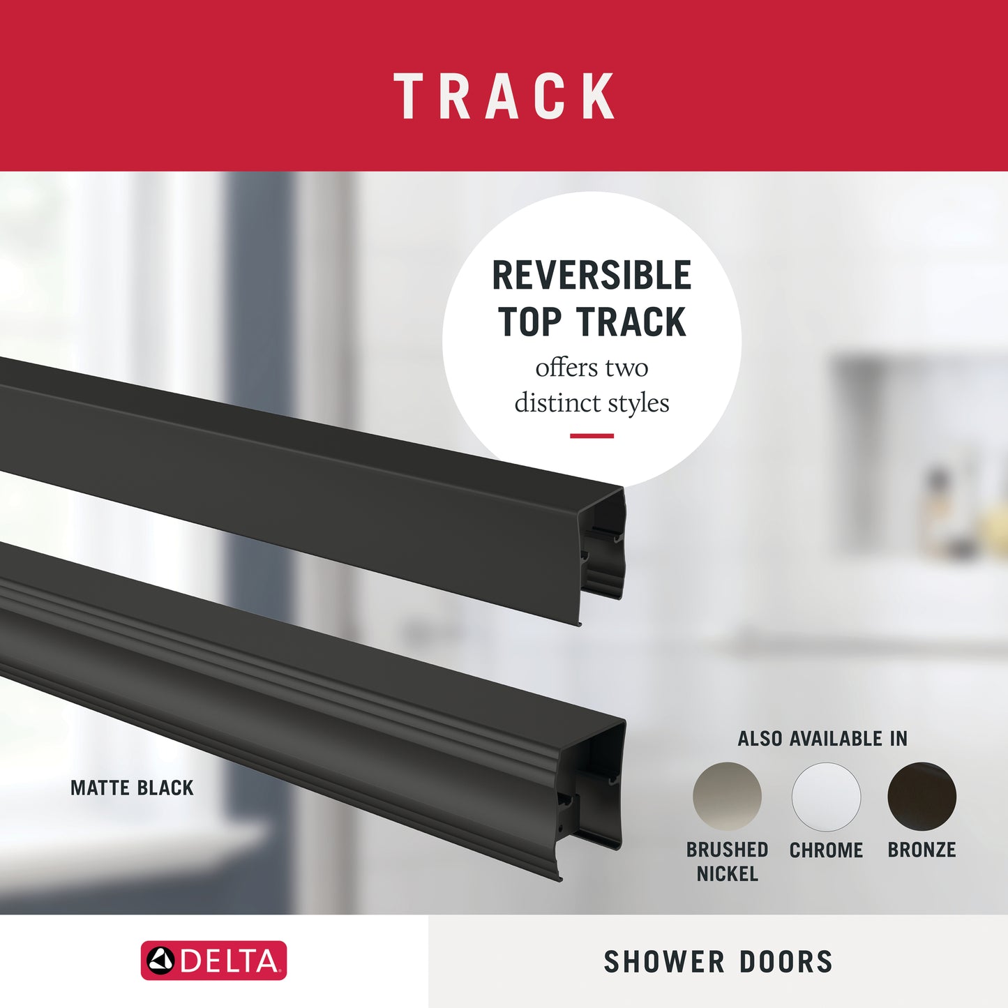 60" Shower / Clear / Matte Black