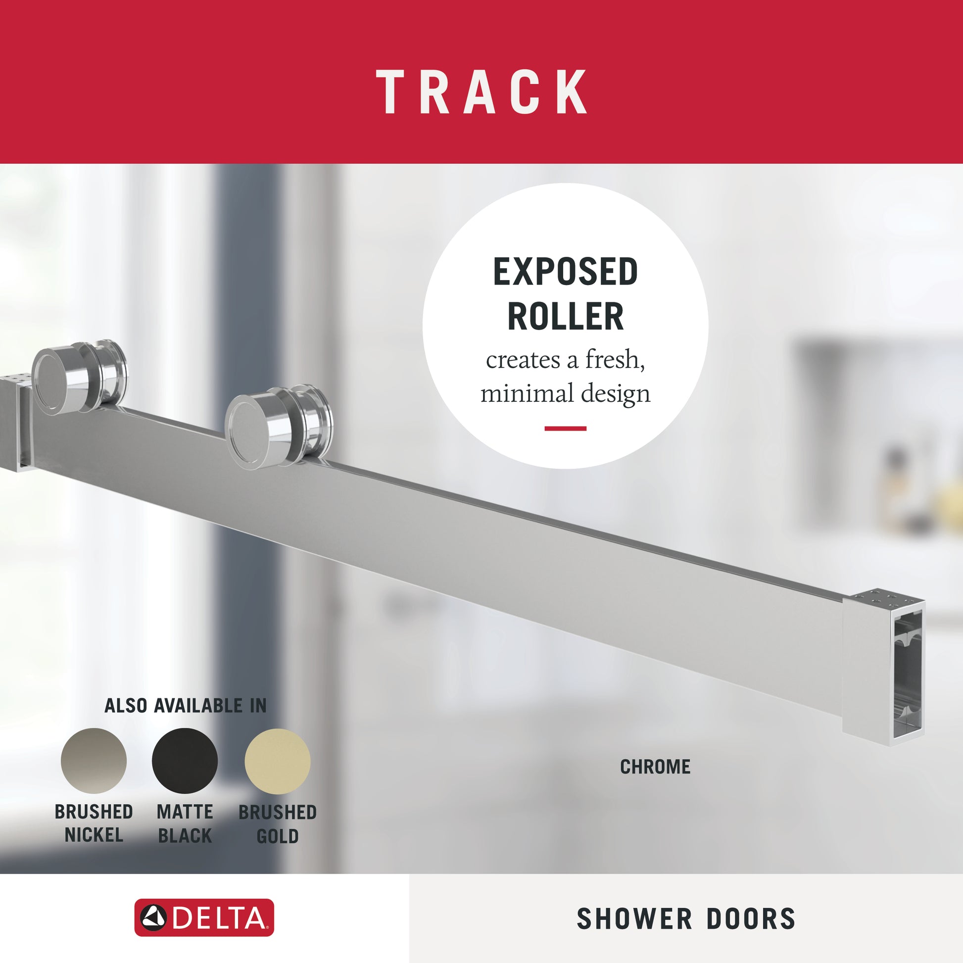 60" Shower / Clear / Polished Chrome