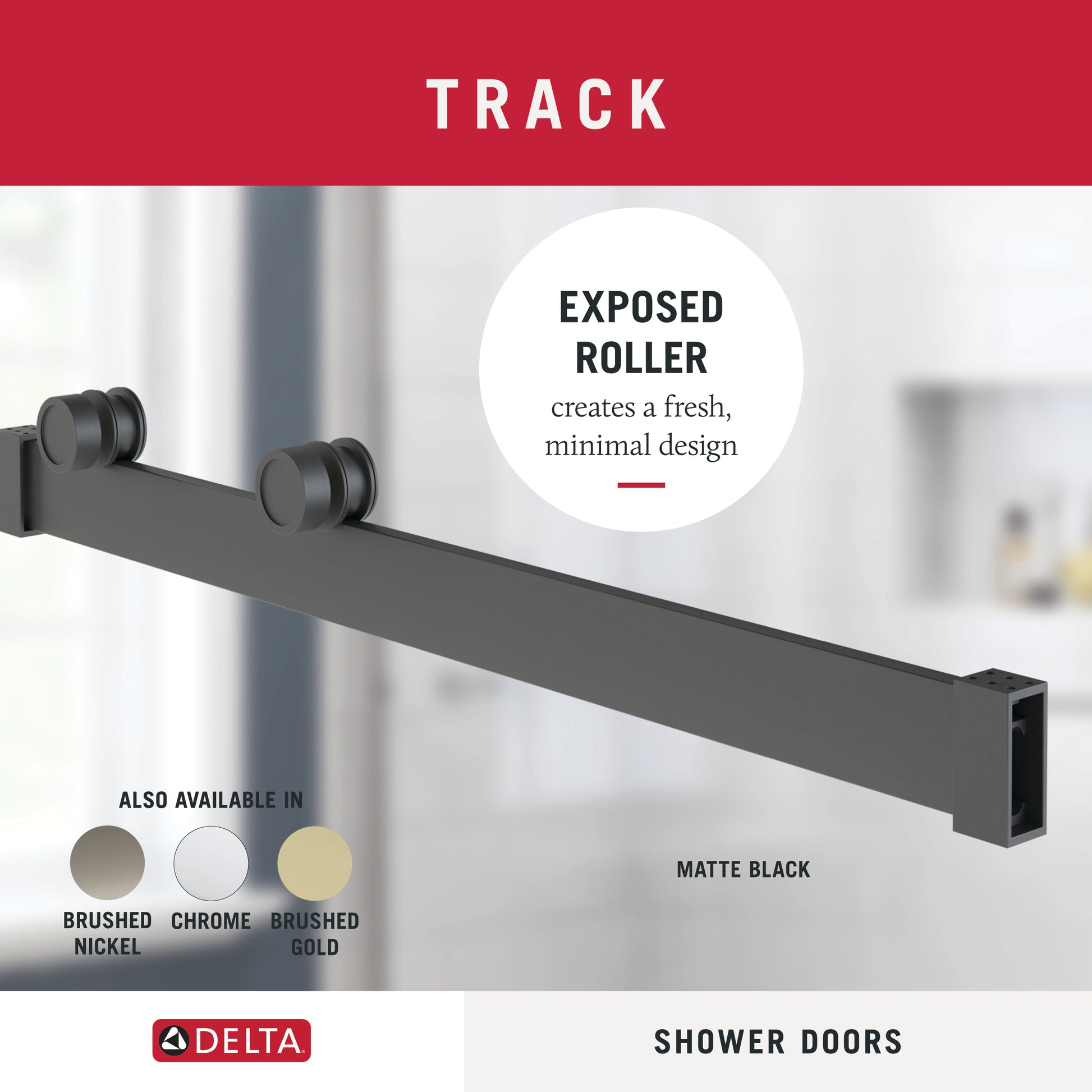 60" Bathtub / Clear / Matte Black