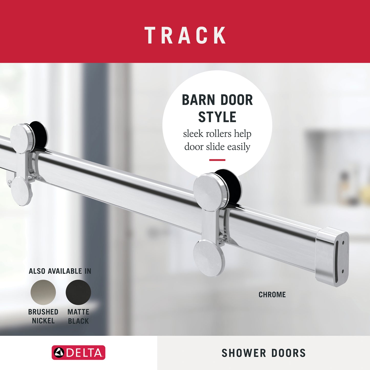 60" Bathtub / Clear / Satin Chrome