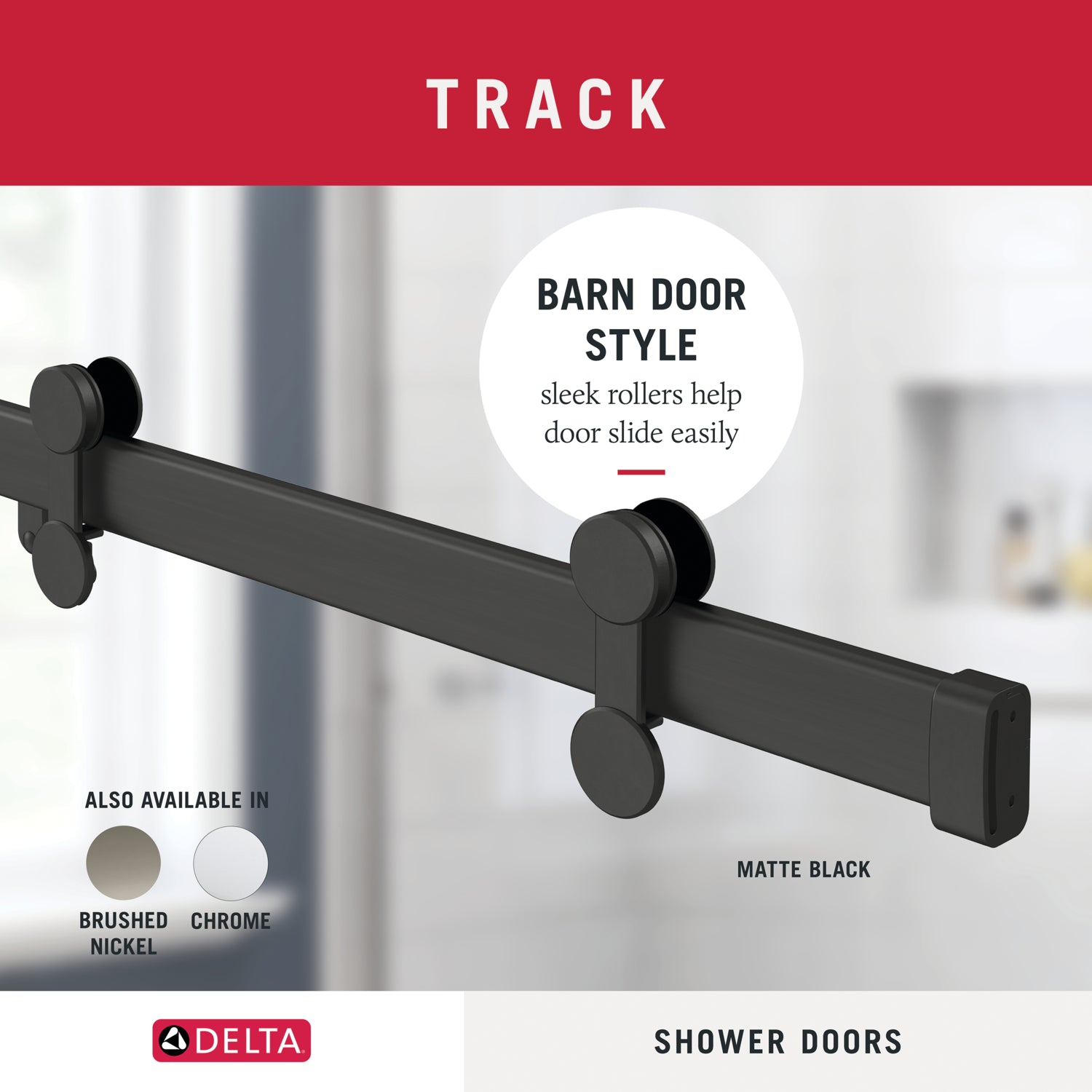 60" Shower / Clear / Matte Black
