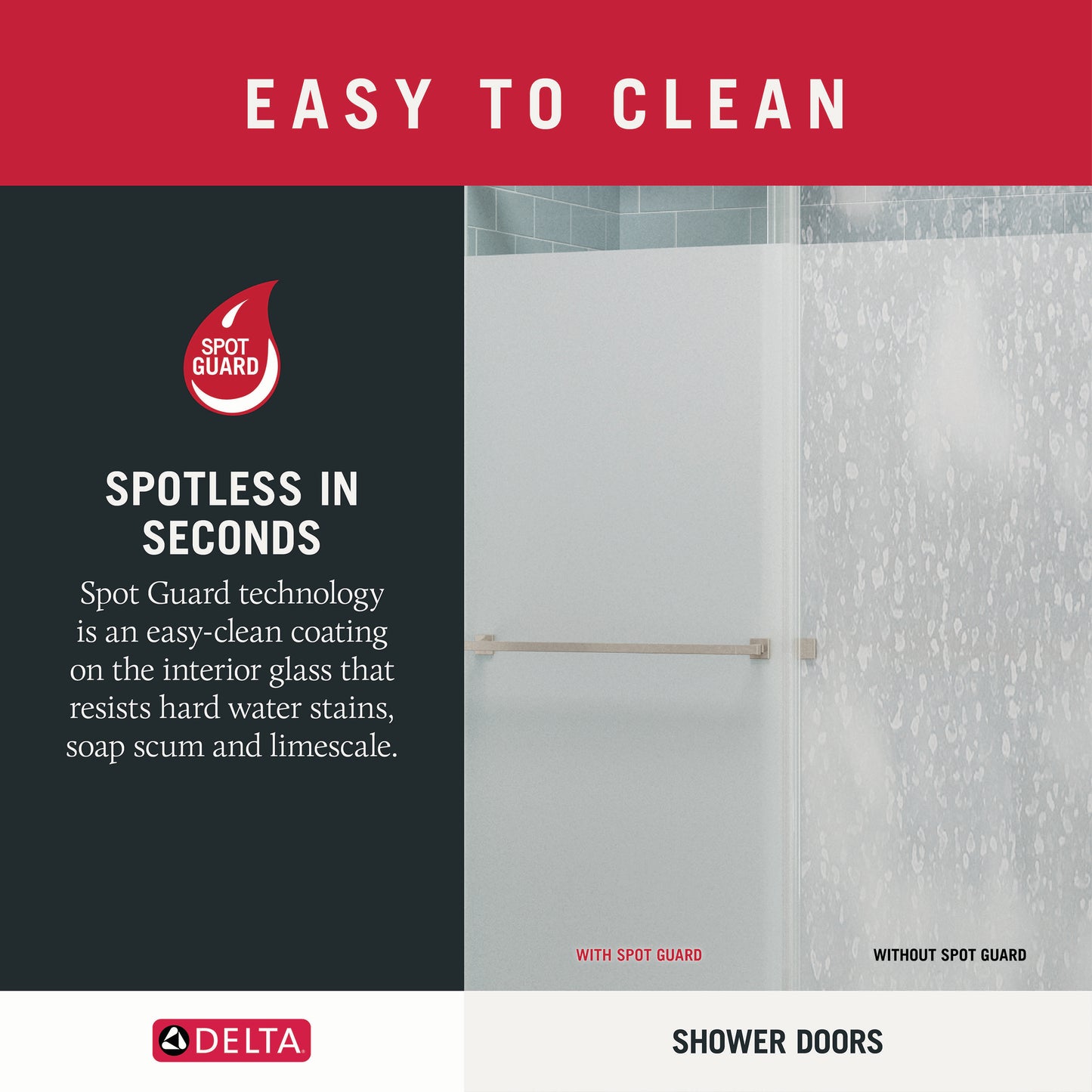 60" Shower / Privacy / Chrome