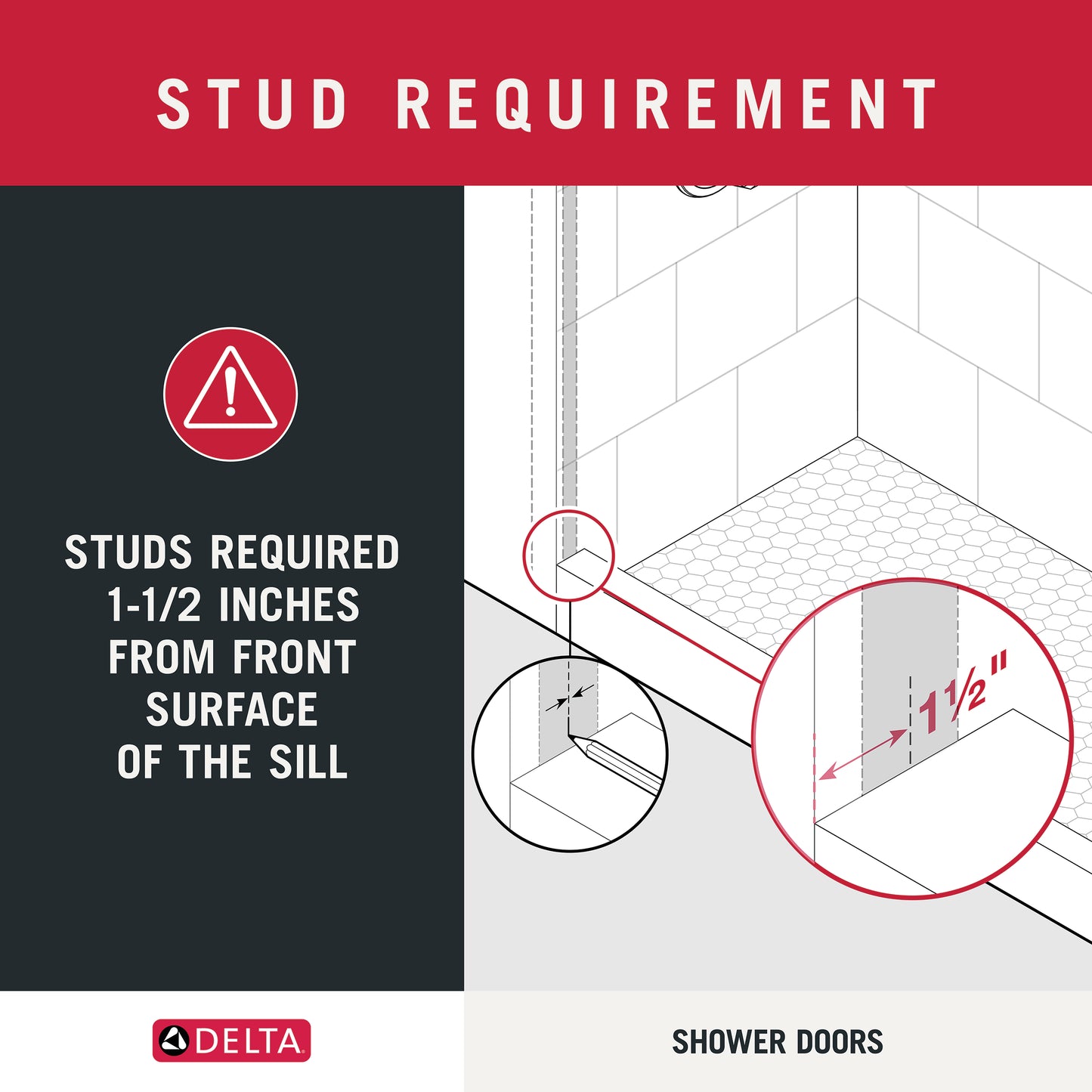 60" Shower / Clear / Nickel