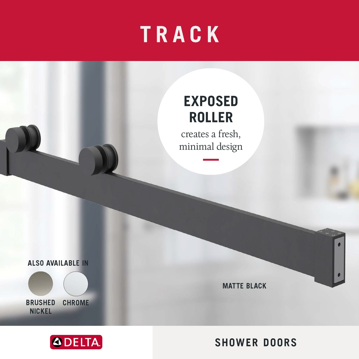 60" Bathtub / Clear / Matte Black