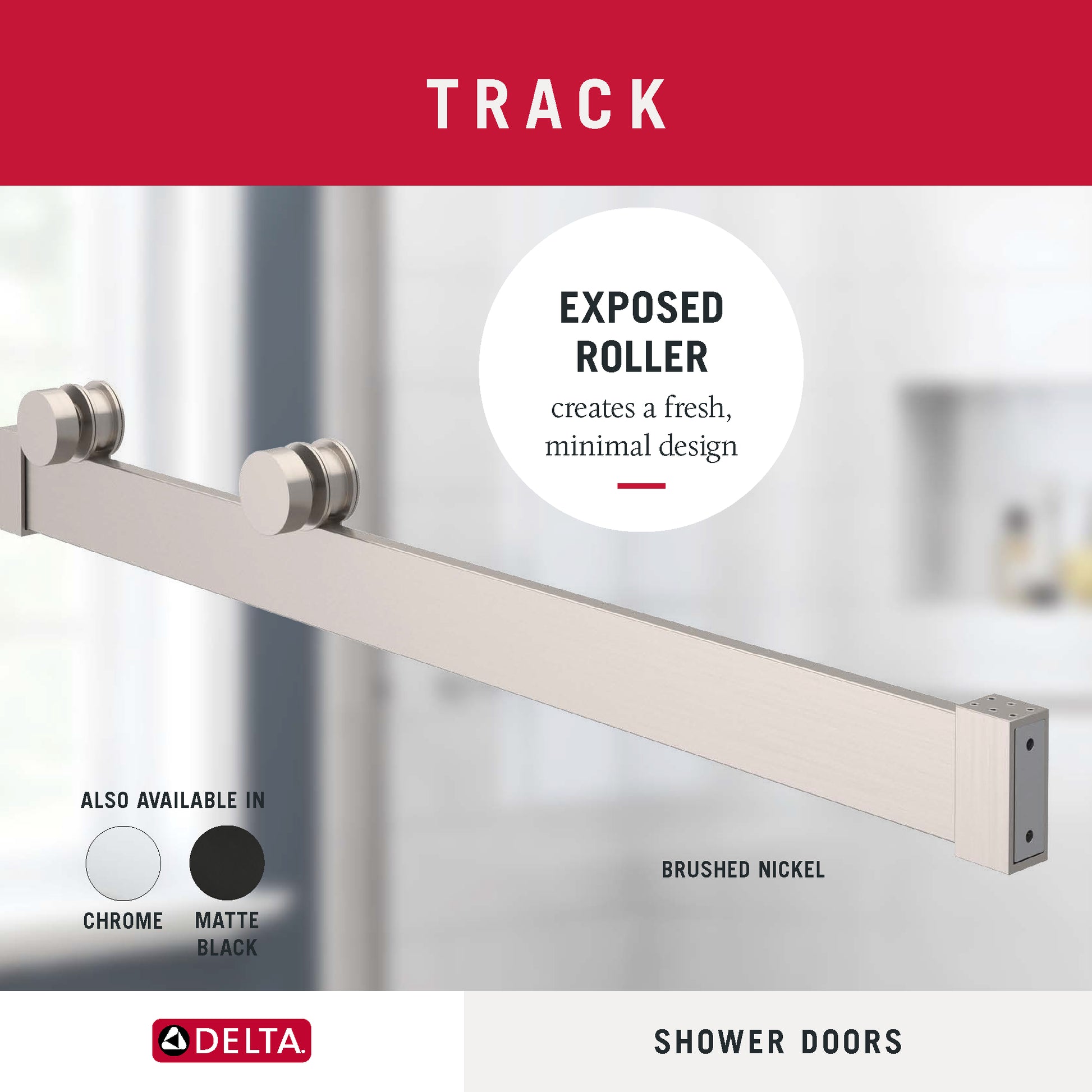 60" Bathtub / Clear / Brushed Nickel (Shower Door)
