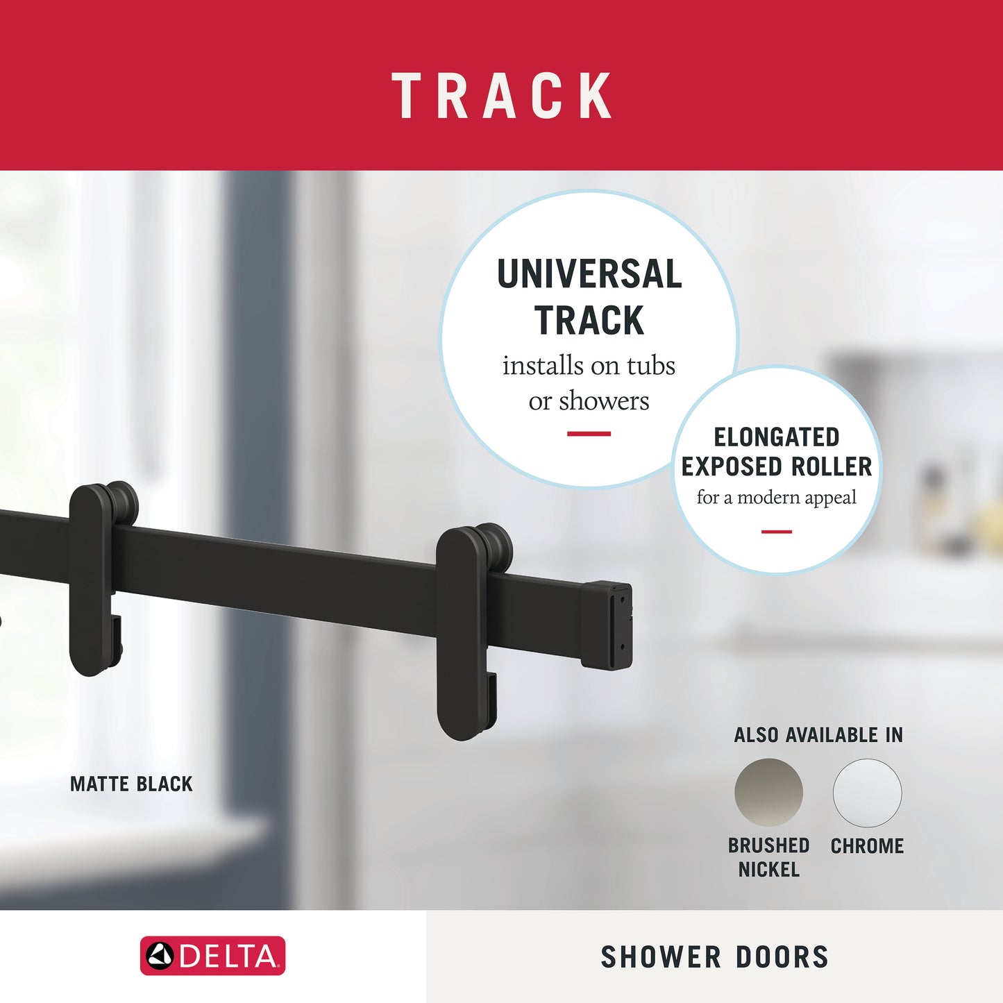 60" Shower / Privacy / Matte Black