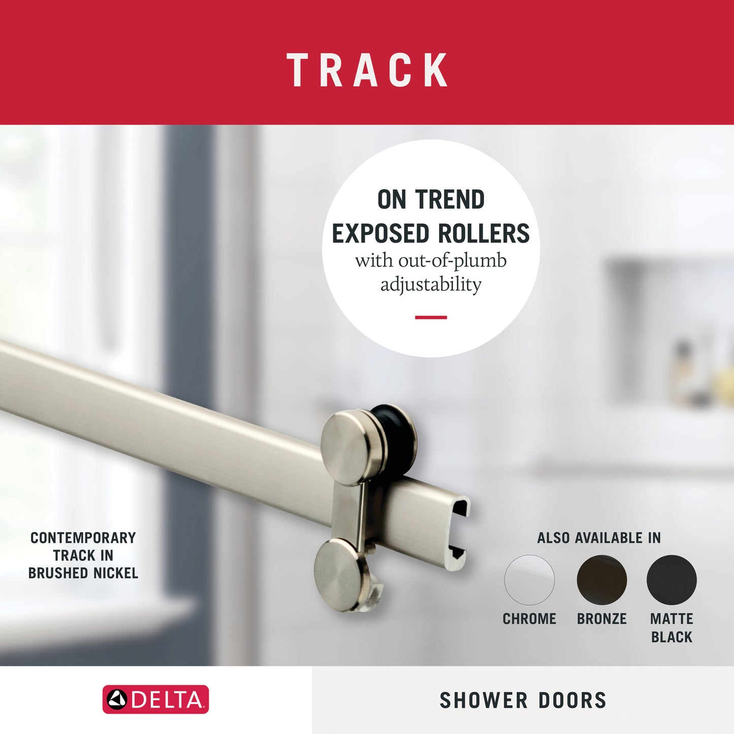 60" Shower / Transition / Nickel