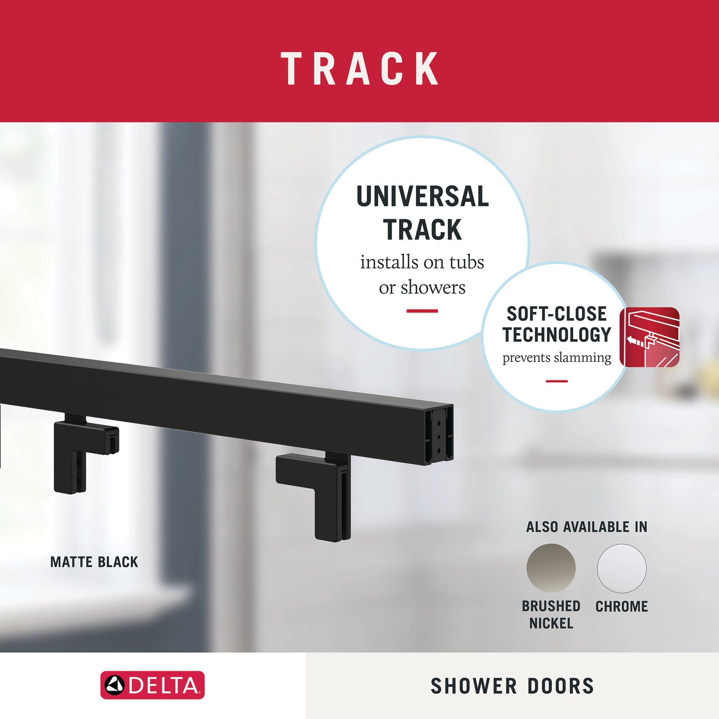 60" Bathtub / Clear / Matte Black