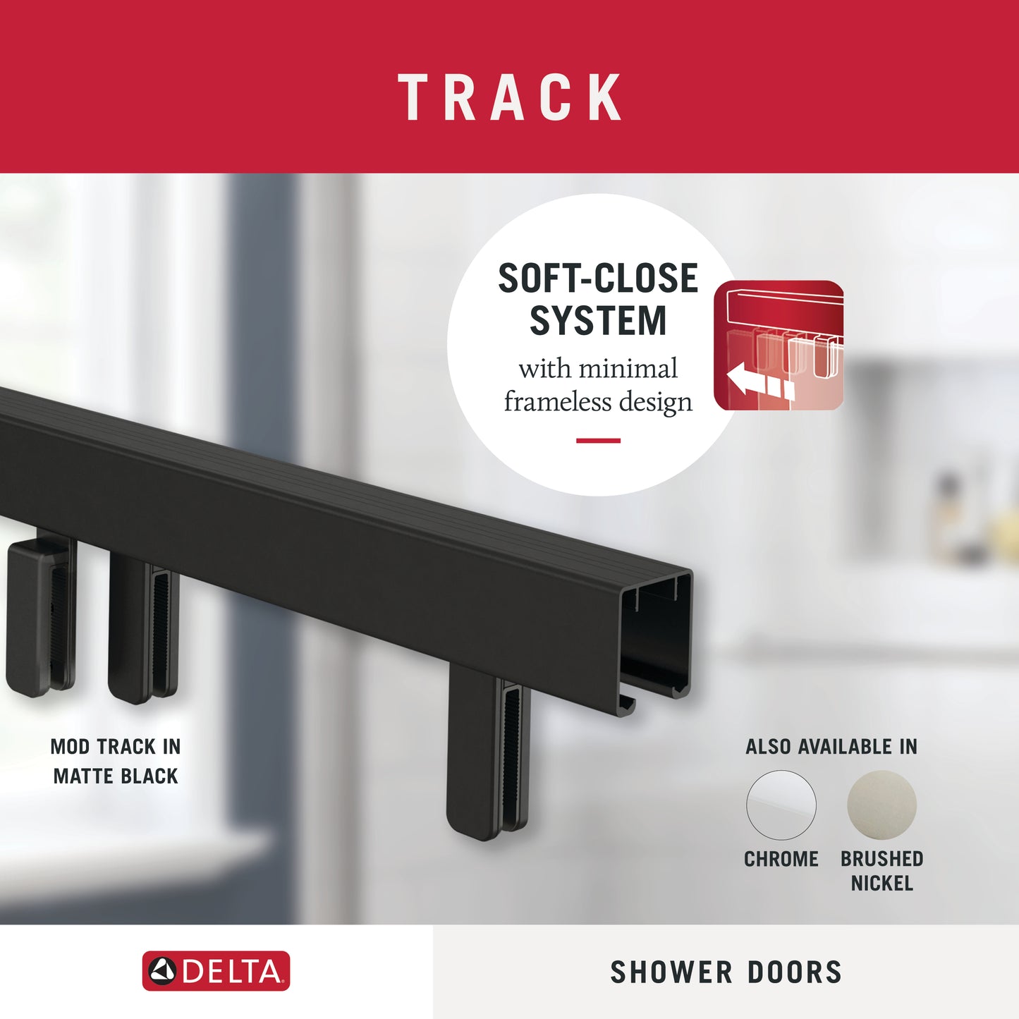 60" Bathtub / Frosted / Matte Black