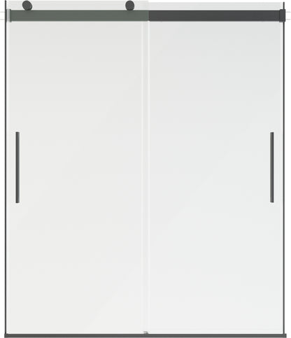 60" Shower / Clear / Matte Black