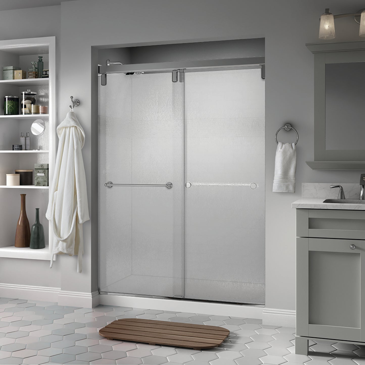 60" Shower / Rain / Polished Chrome