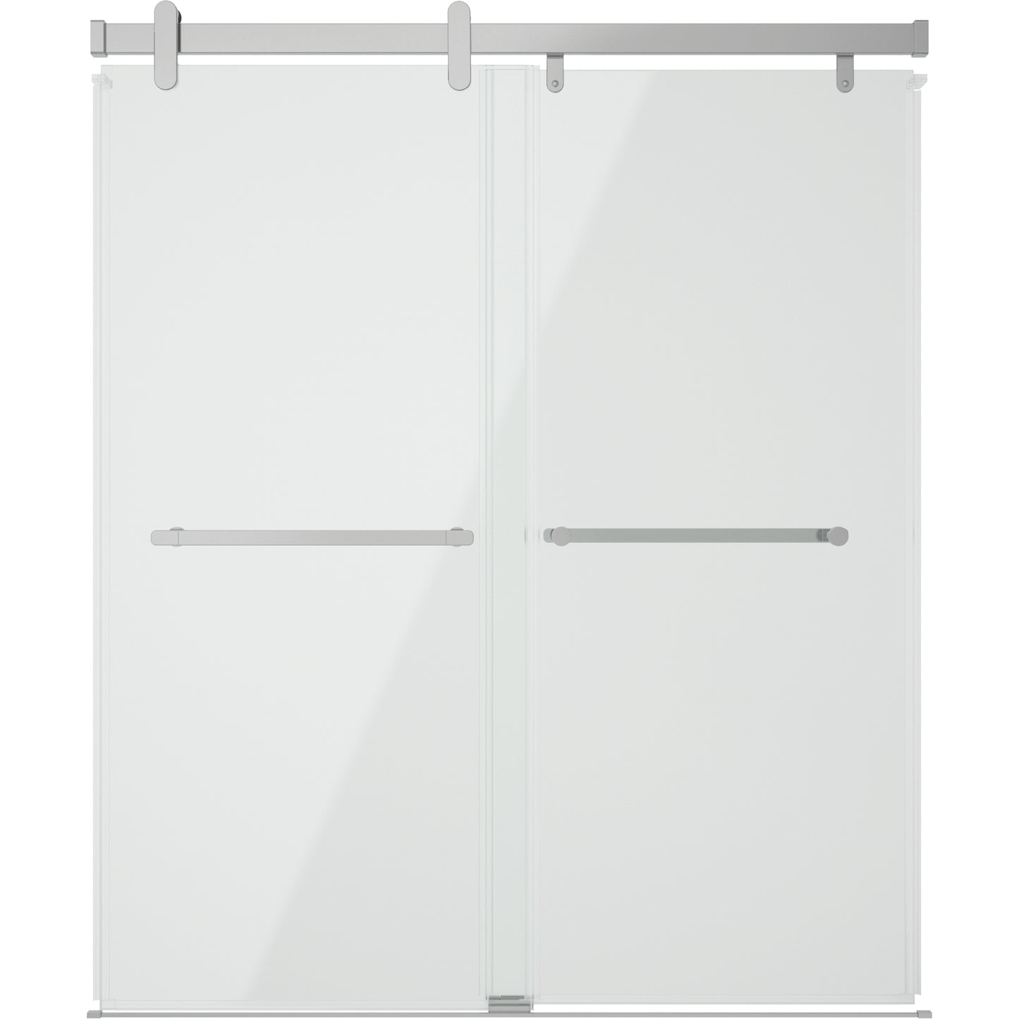 60" Shower / Clear / Chrome