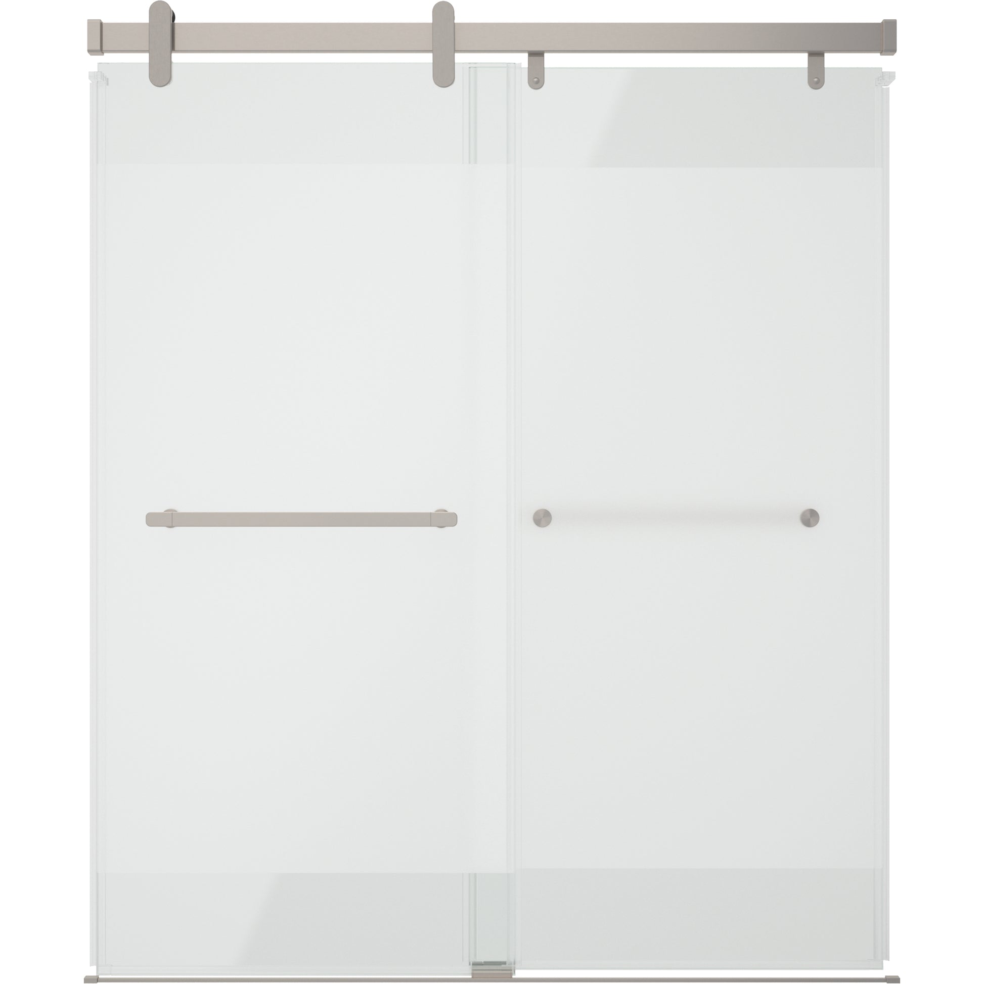 60" Shower / Privacy / Brushed Nickel (Shower Door)