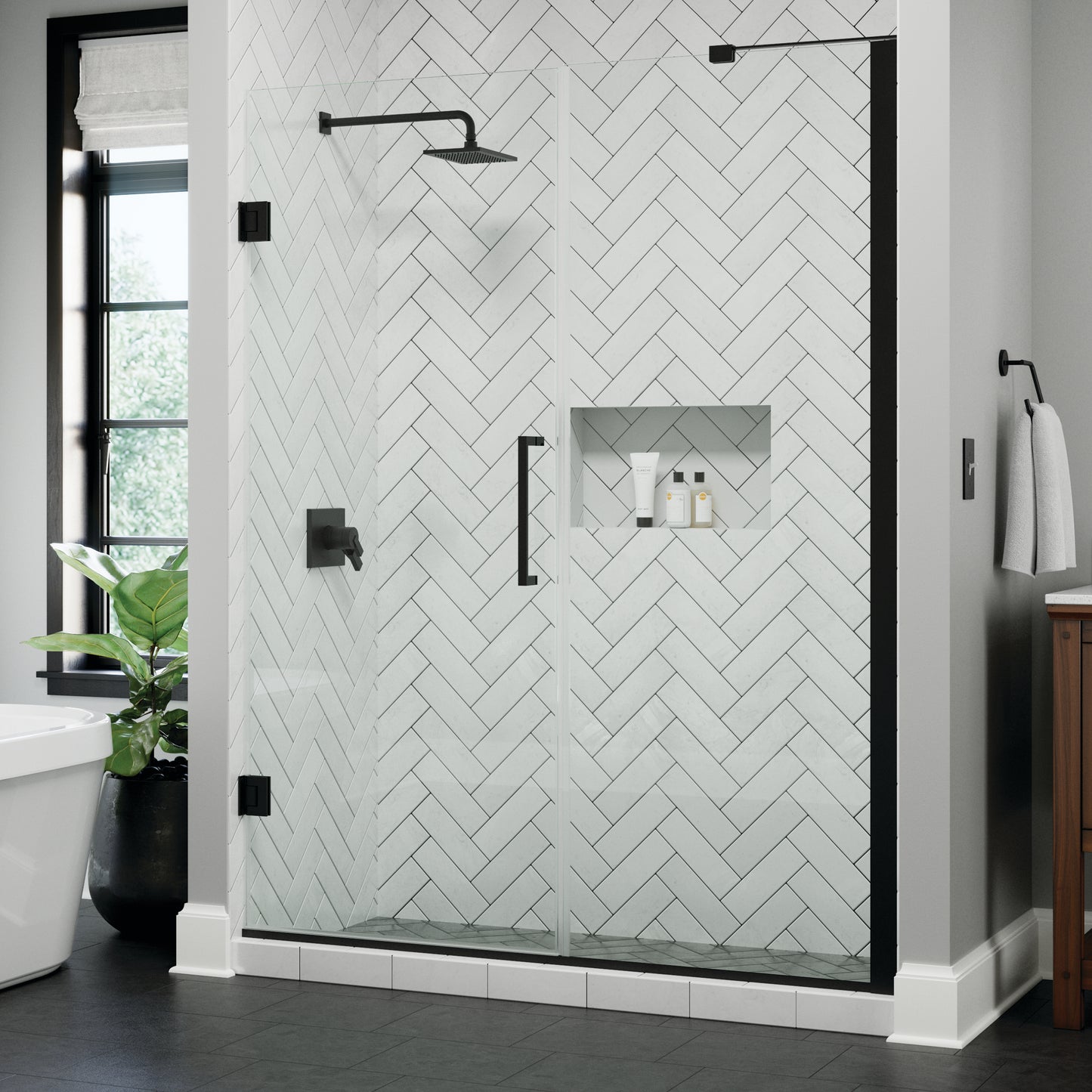 Bridger 8mm Shower Door Hardware Kit