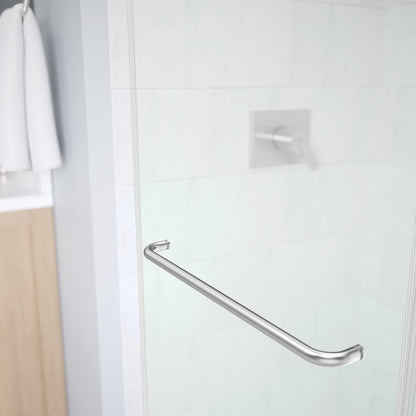 60" Shower / Clear / Chrome