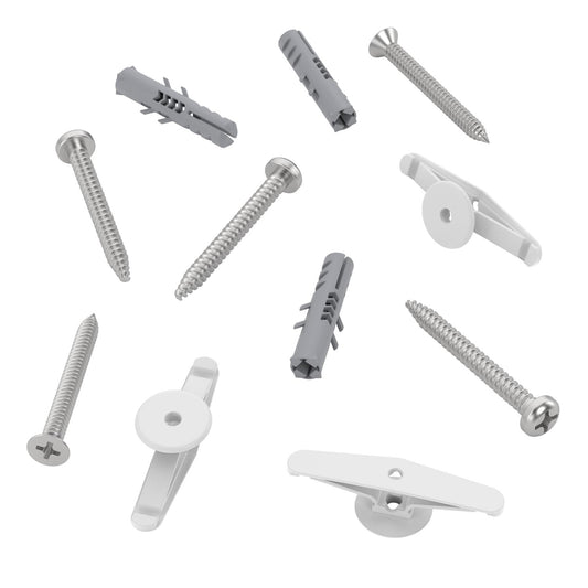 collection of hardware pieces