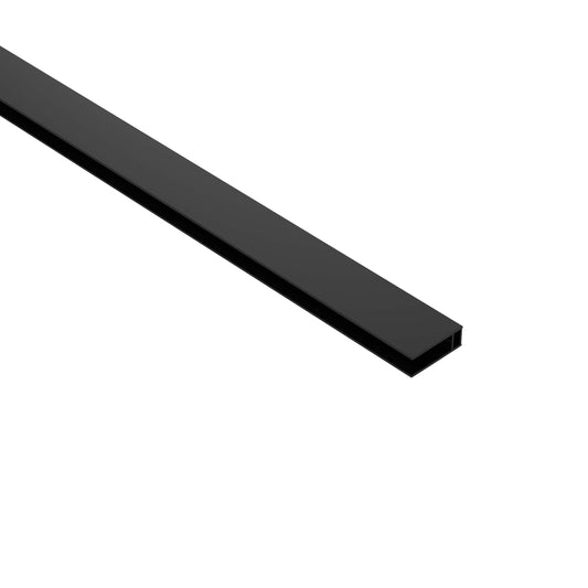 Fixed Panel Wall Jamb in Matte Black
