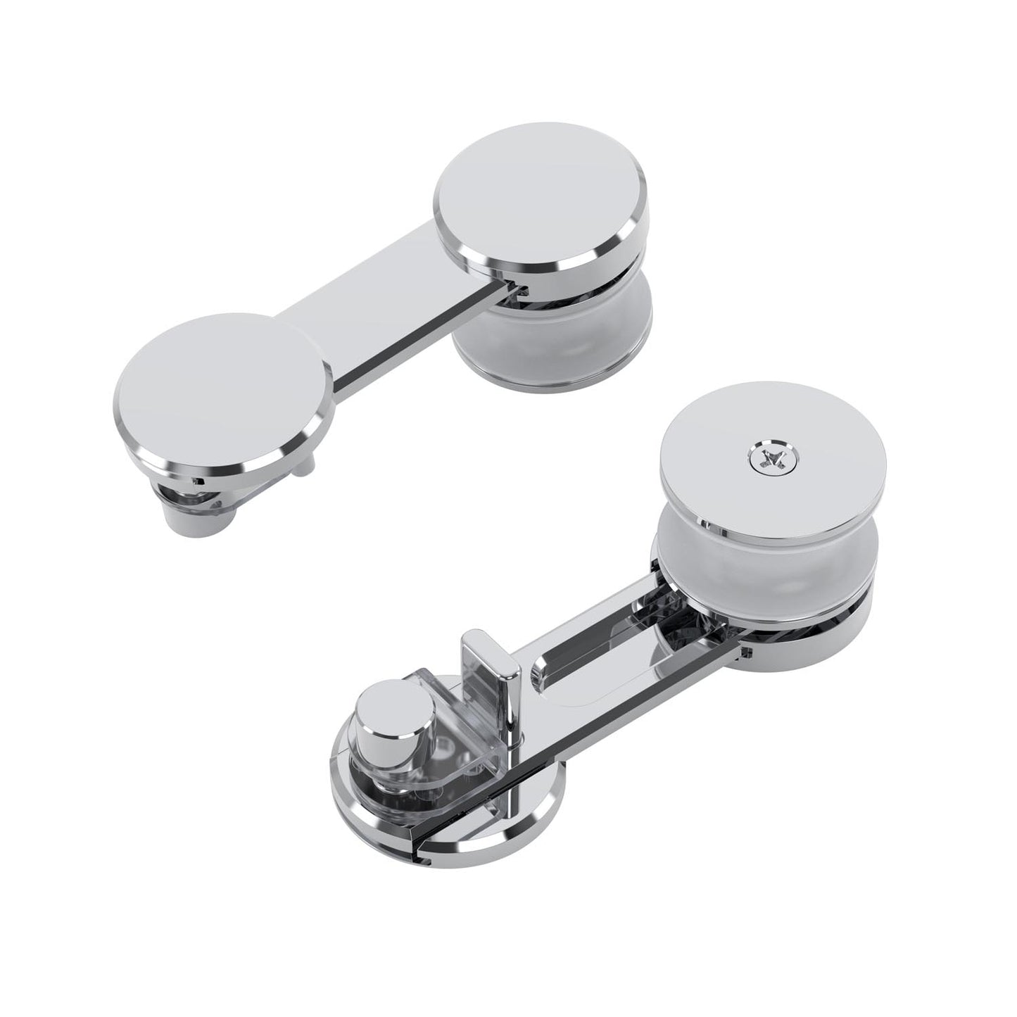 outer roller in polished chrome