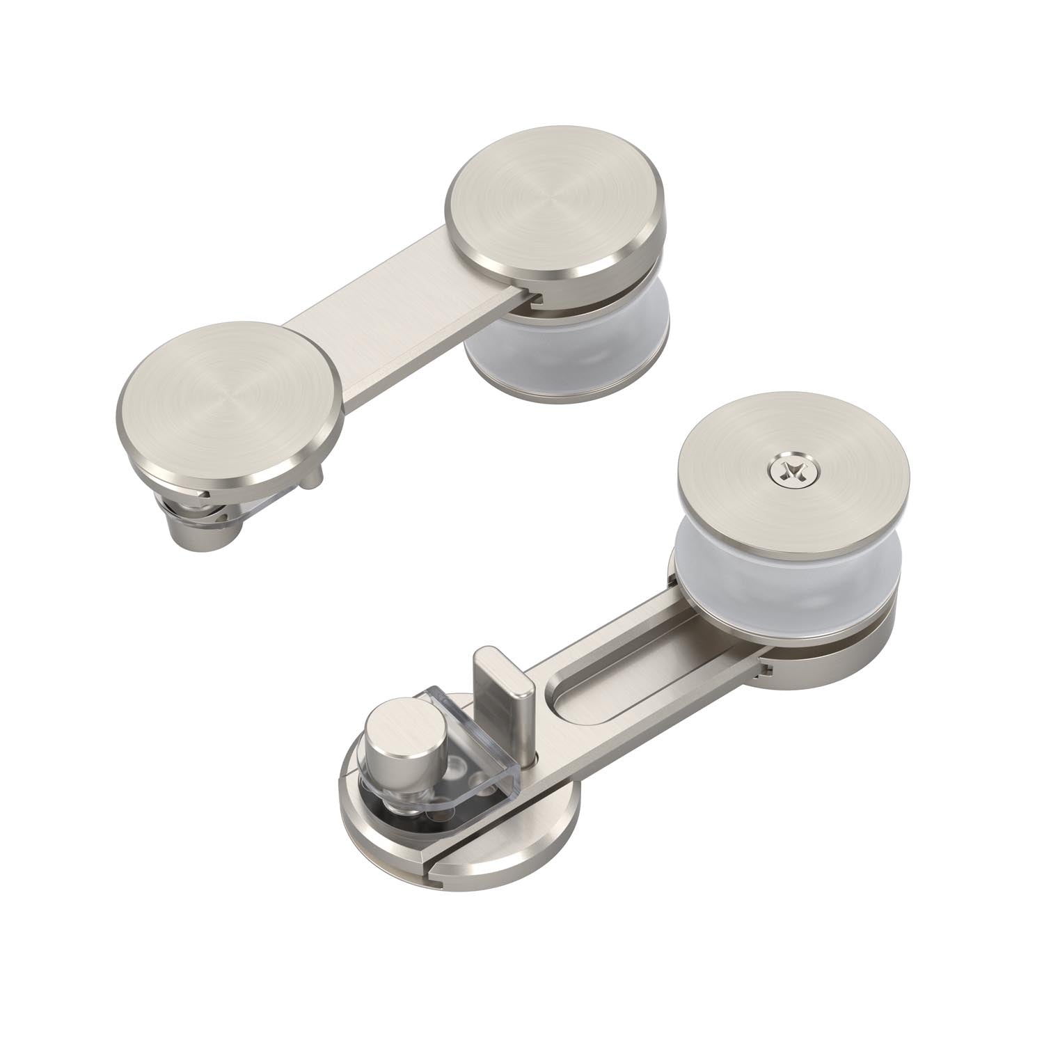outer roller in satin nickel