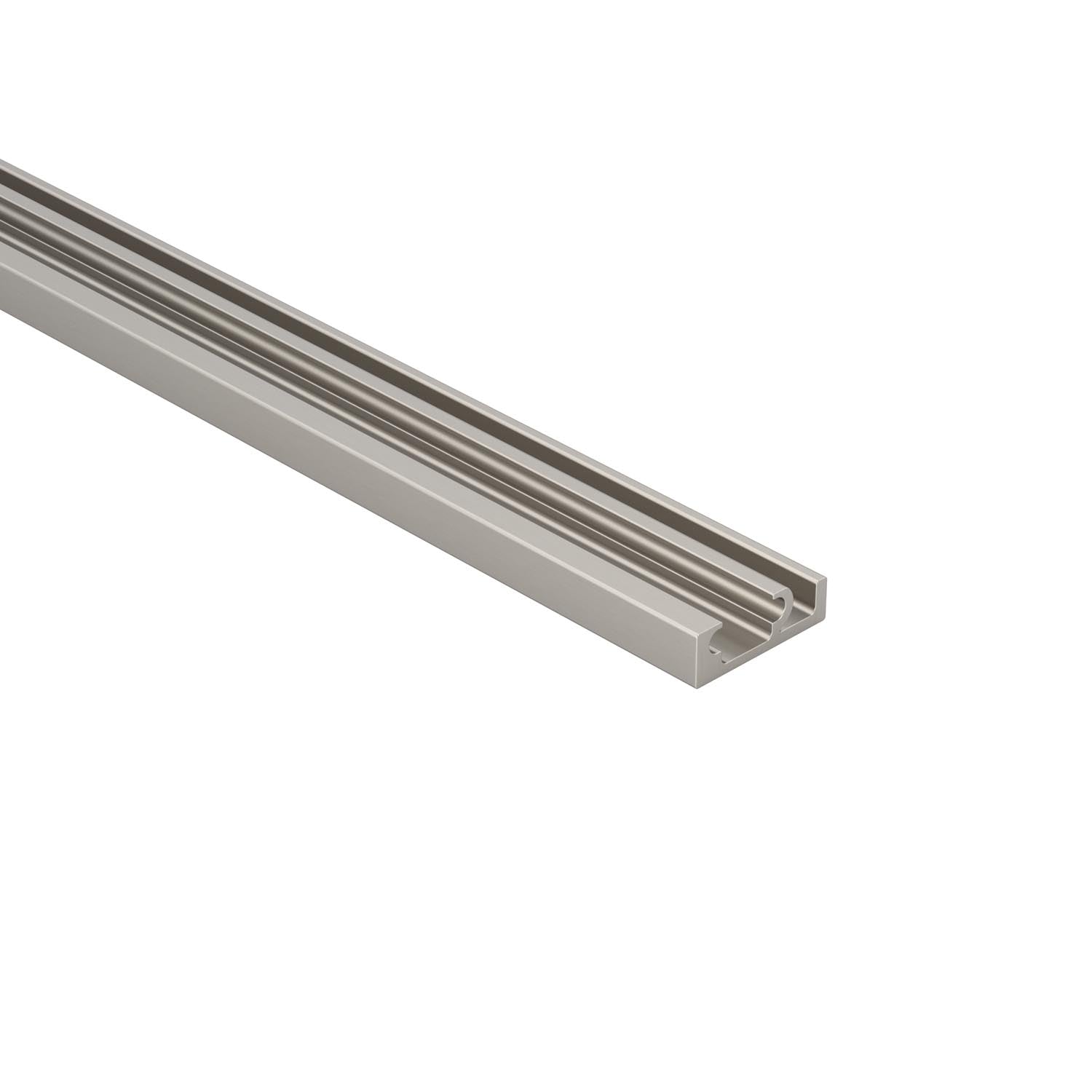top track in satin nickel