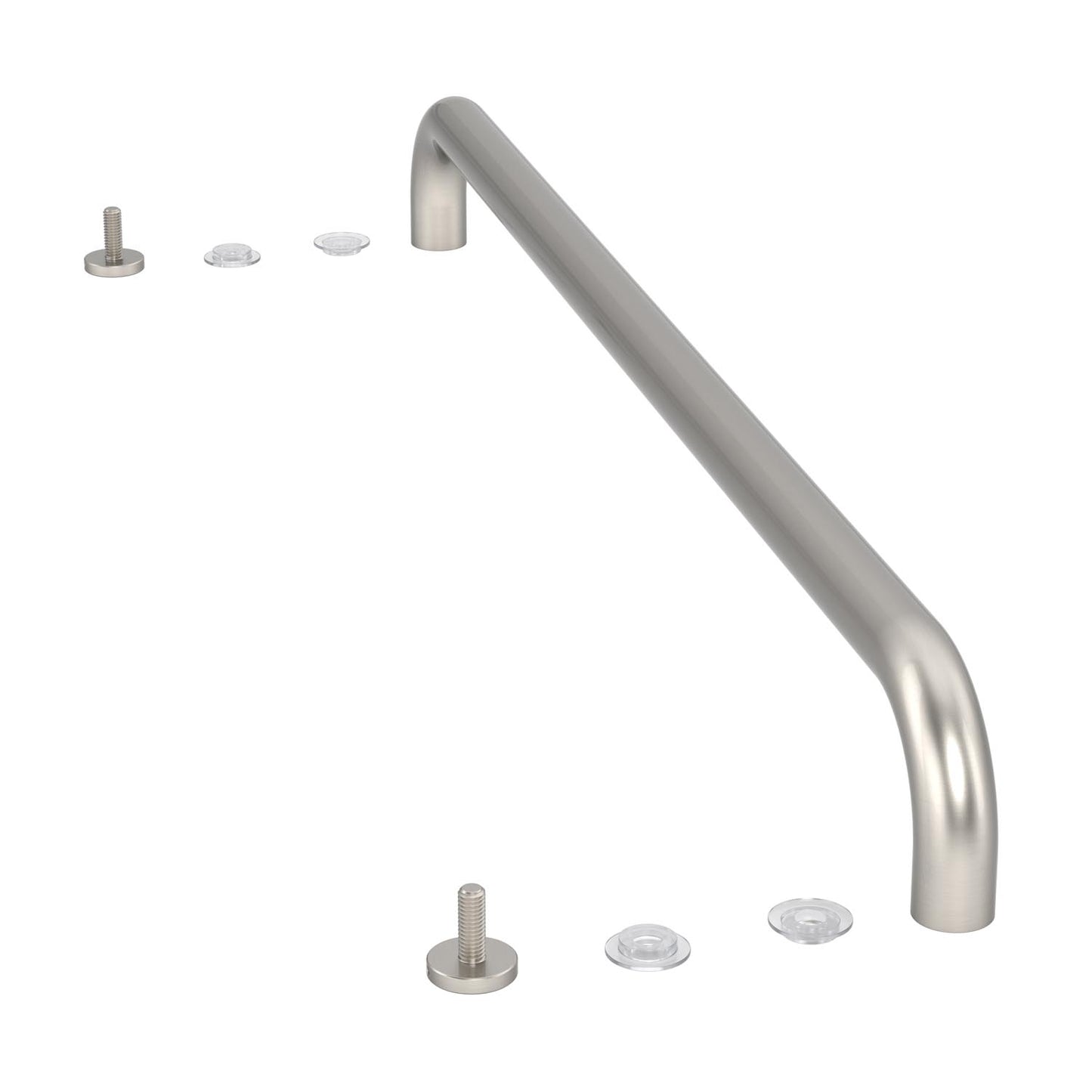 Portwood handle in satin nickel