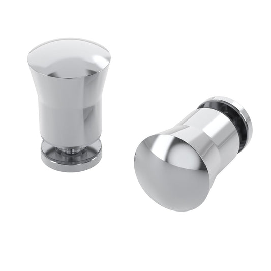 Portwood knob in polished chrome