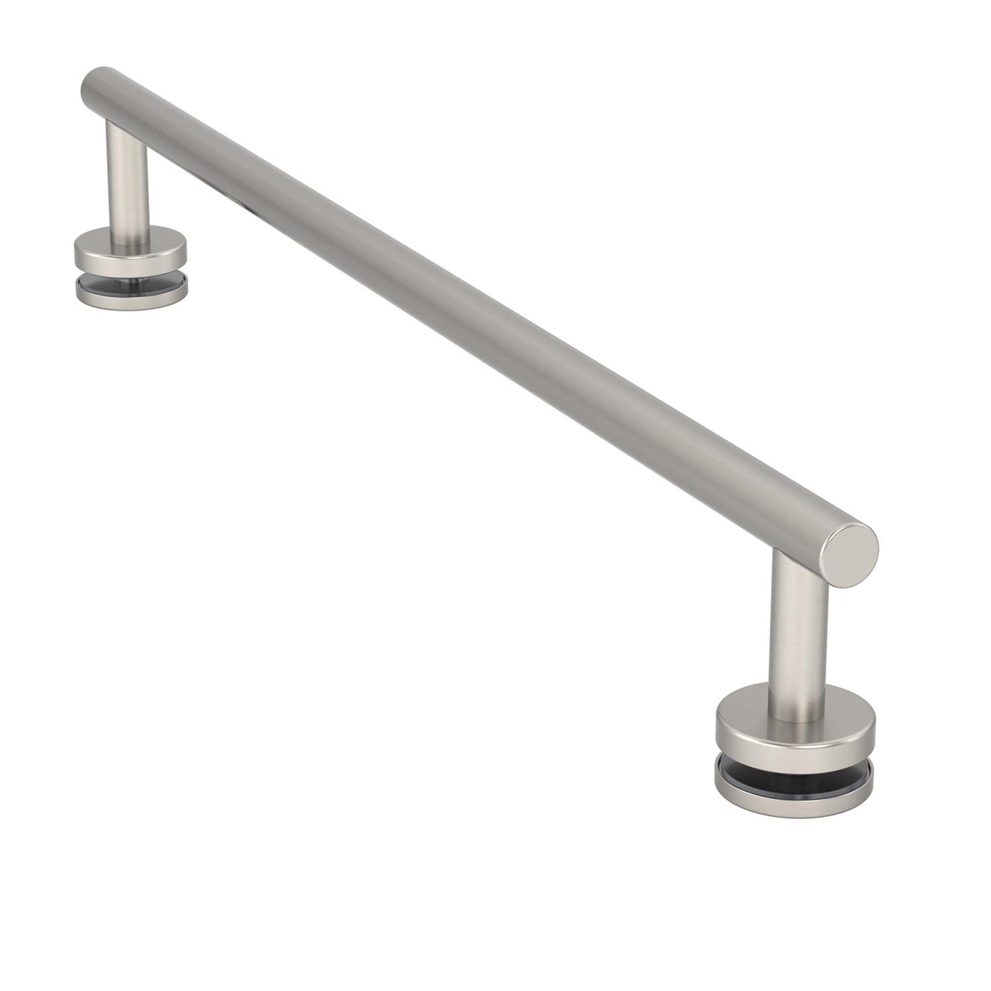 Replacement shower door handle in satin nickel