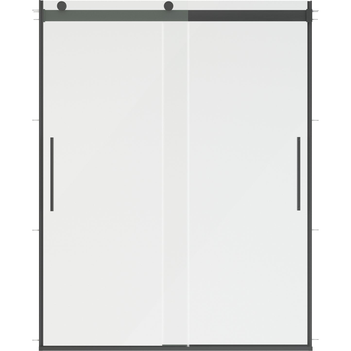 60" Shower / Clear / Matte Black