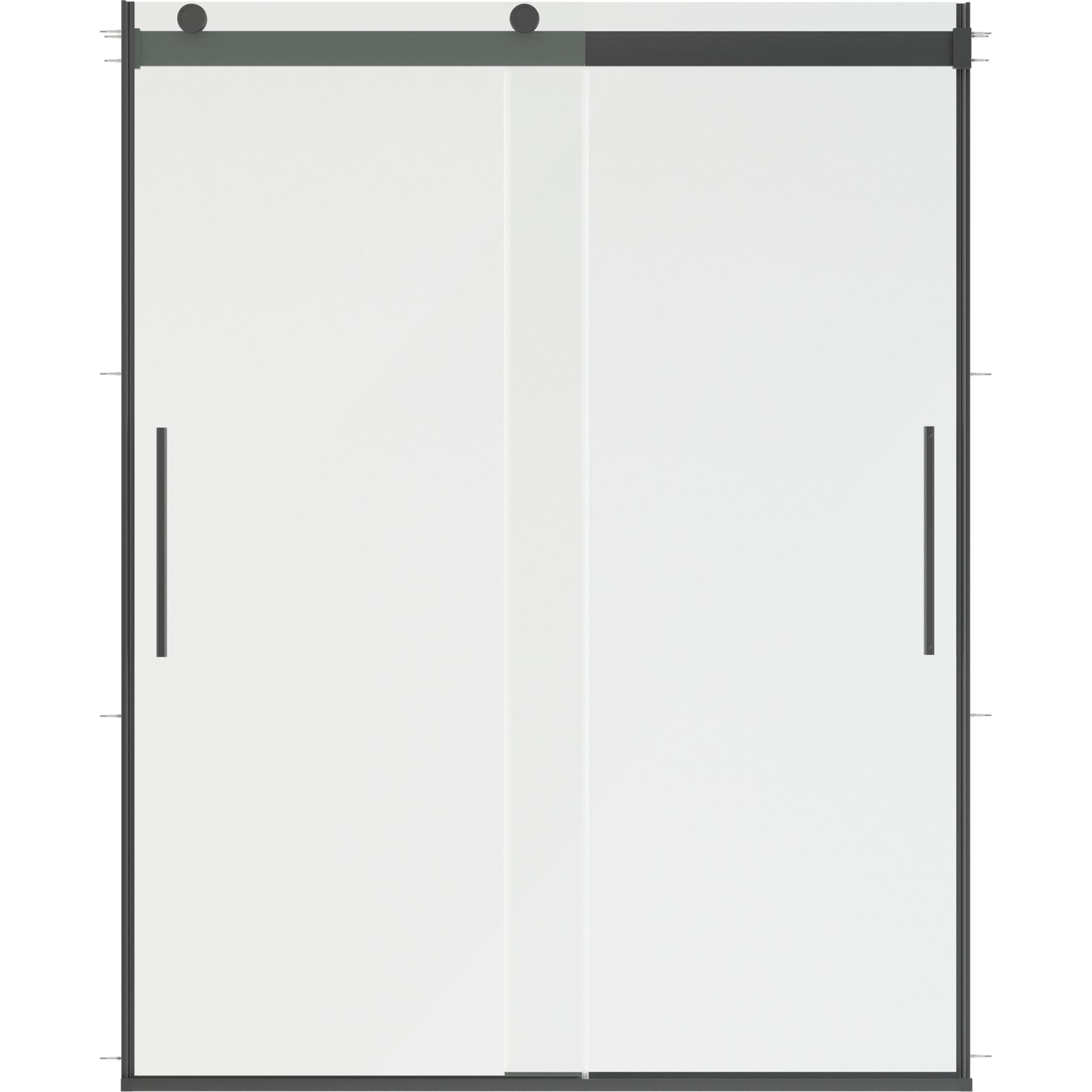 60" Shower / Clear / Matte Black