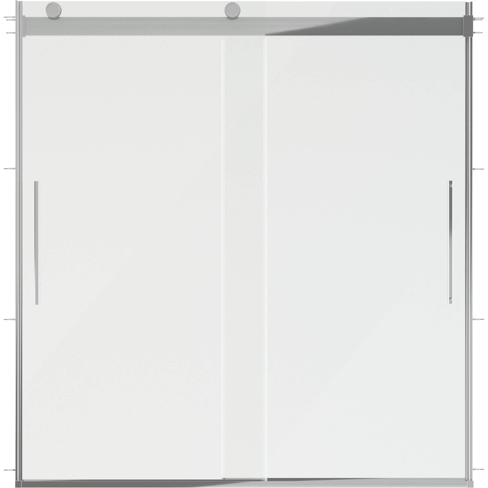 60" Bathtub / Clear / Polished Chrome