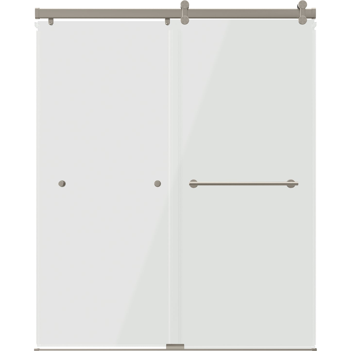 60" Shower / Clear / Brushed Nickel (Shower Door)