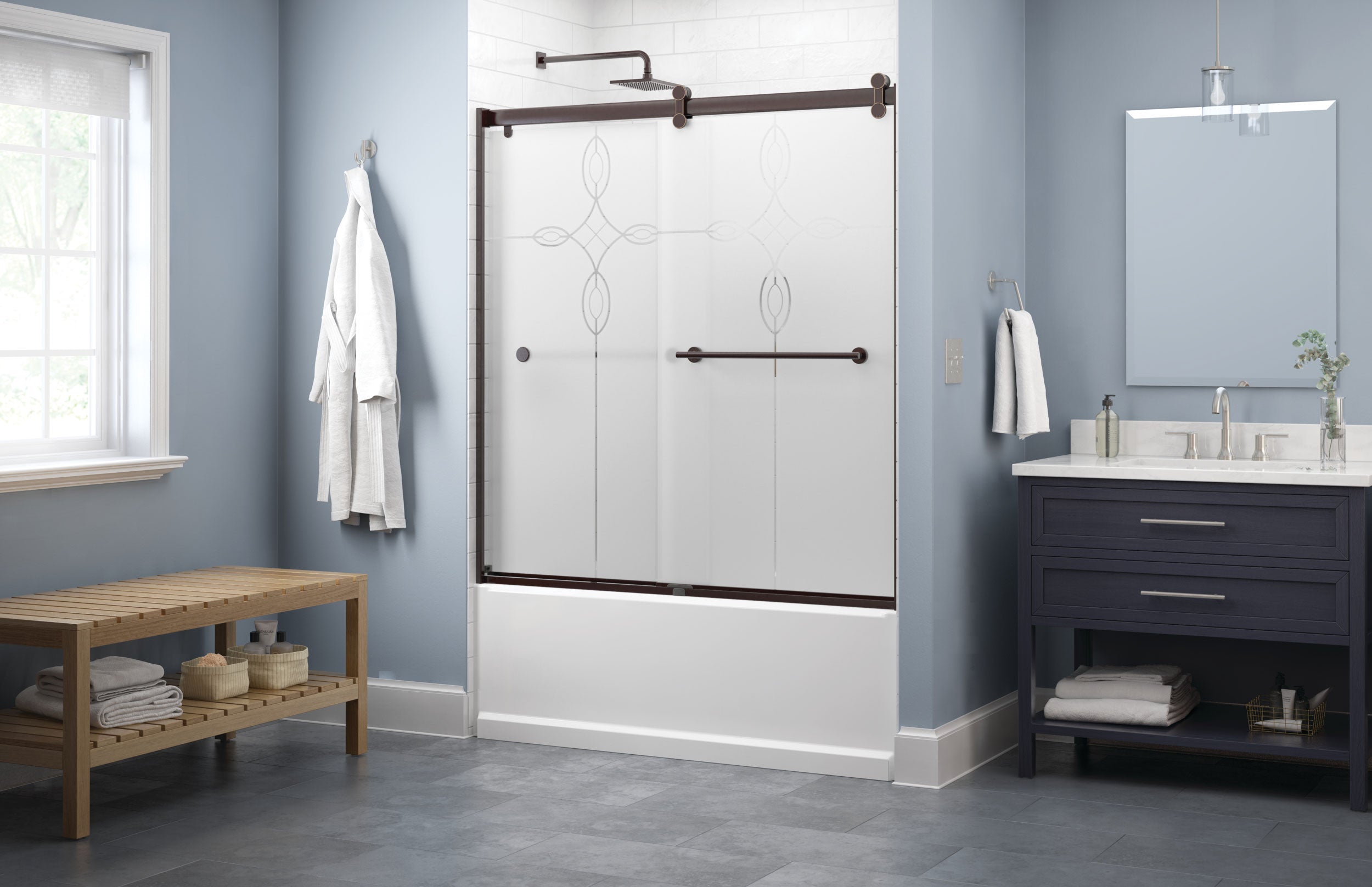 Delta Contemporary Shower Door