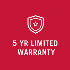 5 Year Limited Warranty