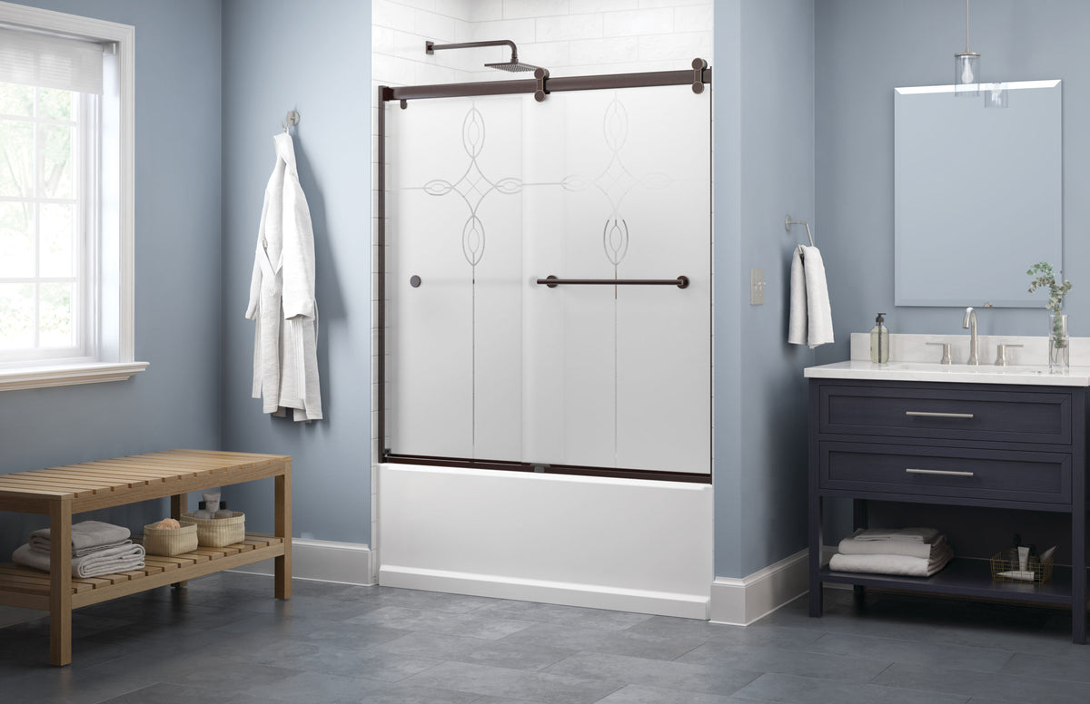 Explore Delta Frameless and Semi‑Frameless Tub Shower Doors